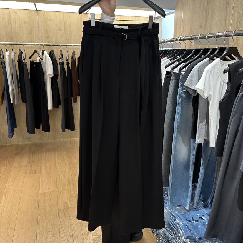 LEFANCY東大門直郵女裝新品職業人氣時尚26春夏休閑褲含腰帶LEFANCY休閑褲圖色3