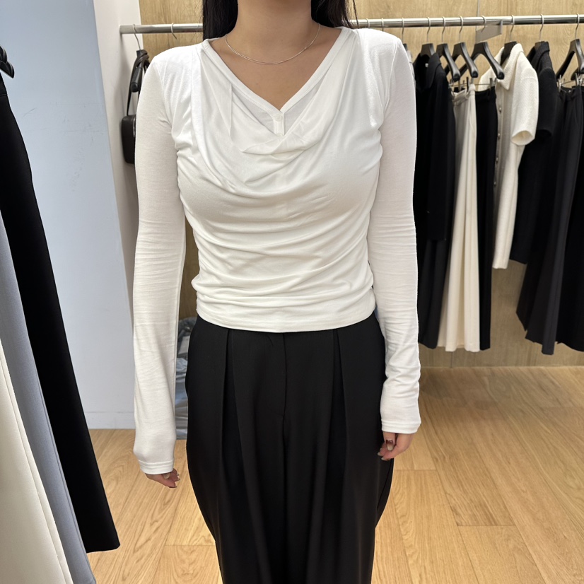 LEFANCY韓國代購女士新款休閑推薦真品人氣職業熱賣長袖T恤LEFANCY長袖T恤