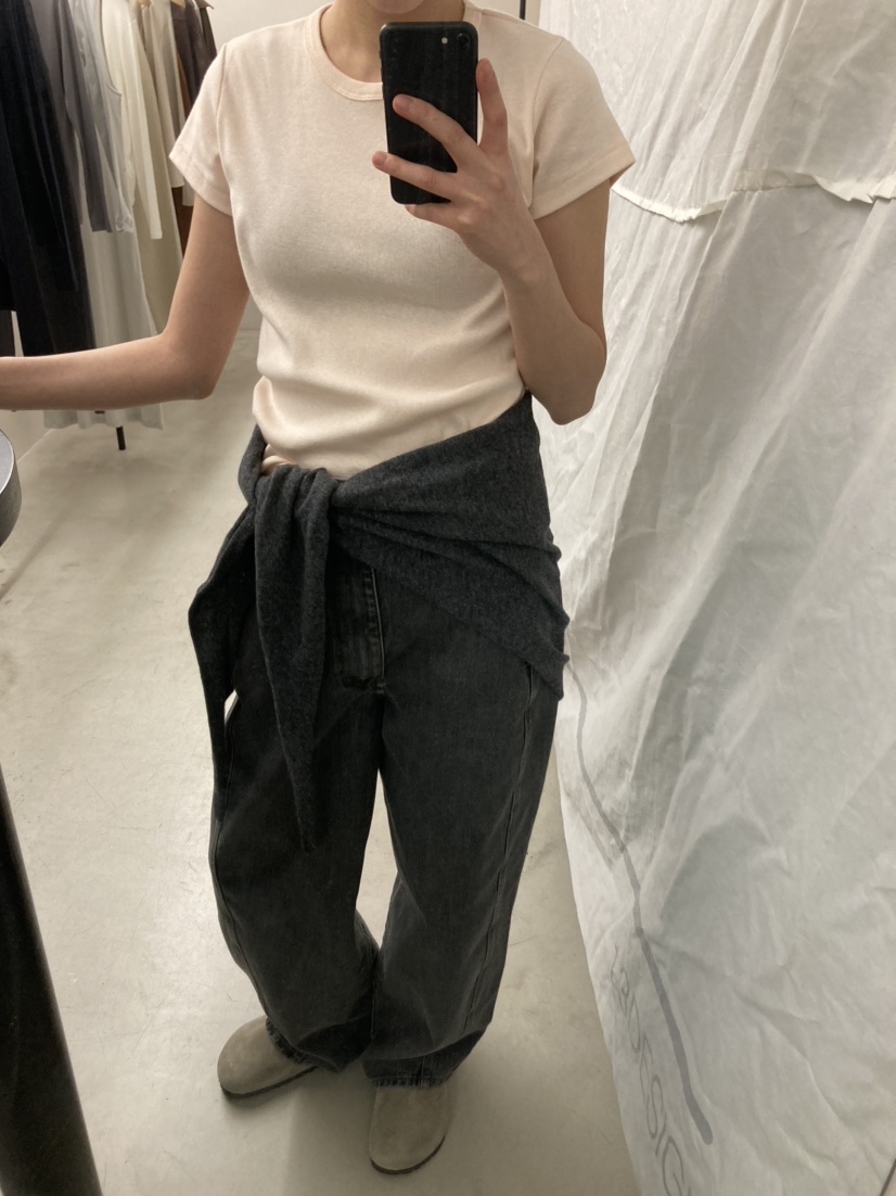 MYOS韓國代購女士新款26春夏時尚職業推薦真品人氣牛仔褲MYOS牛仔褲