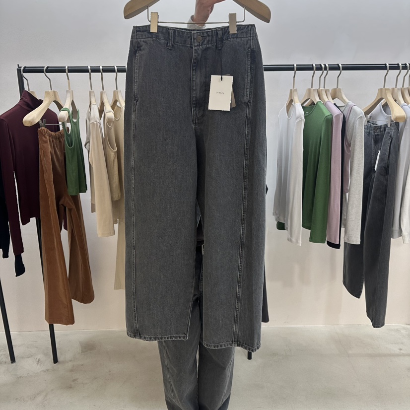 MYOS韓國代購女士新款26春夏時尚職業推薦真品人氣牛仔褲MYOS牛仔褲圖色1