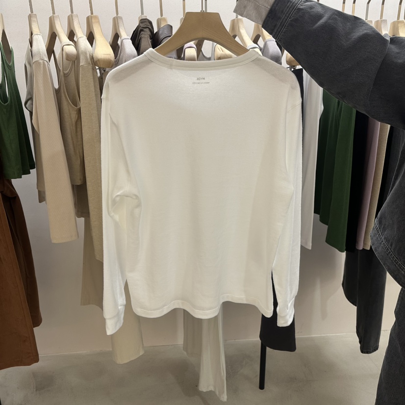 MYOS東大門代購女士新款人氣休閑推薦真品26春夏熱賣長袖T恤MYOS長袖T恤