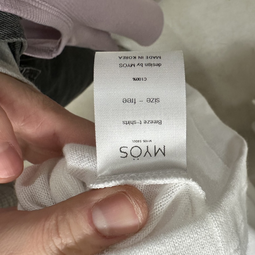 MYOS東大門代購女士新款人氣休閑推薦真品26春夏熱賣長袖T恤MYOS長袖T恤