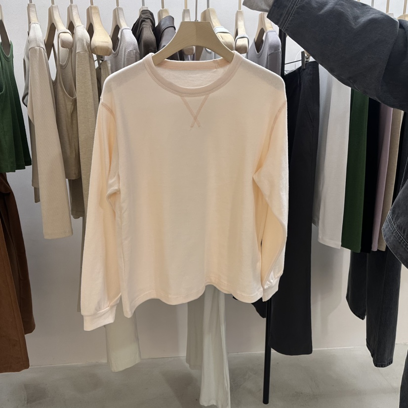 MYOS東大門代購女士新款人氣休閑推薦真品26春夏熱賣長袖T恤MYOS長袖T恤圖色2