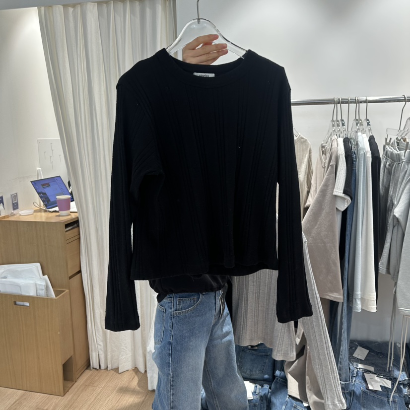 STORIES東大門代購女裝新品熱賣職業推薦休閑26春夏長袖T恤STORIES長袖T恤圖色3