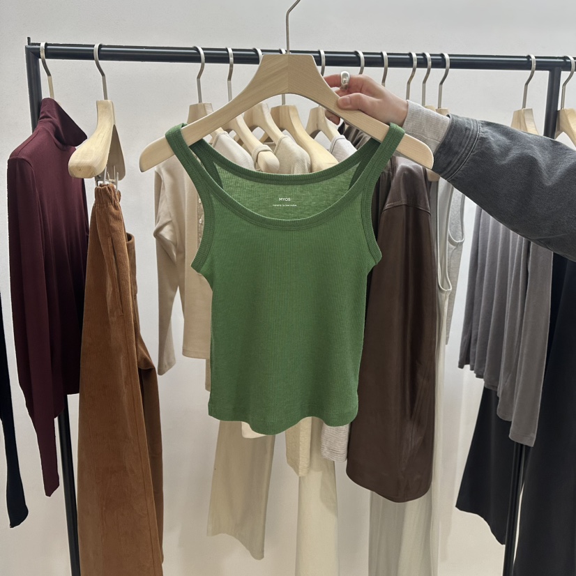 MYOS東大門直郵女裝新品職業休閑人氣真品時尚26春夏吊帶背心MYOS吊帶/背心圖色3