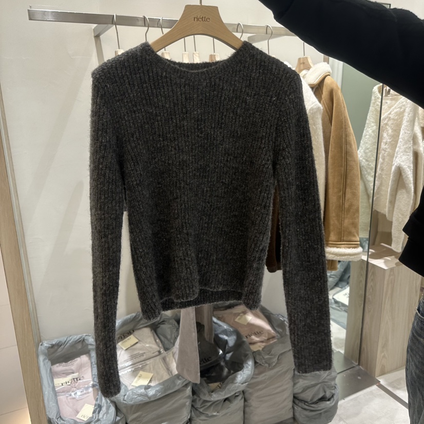 RIETTE東大門實拍女裝新品熱賣時尚人氣休閑真品毛衣打折RIETTE毛衣圖色1