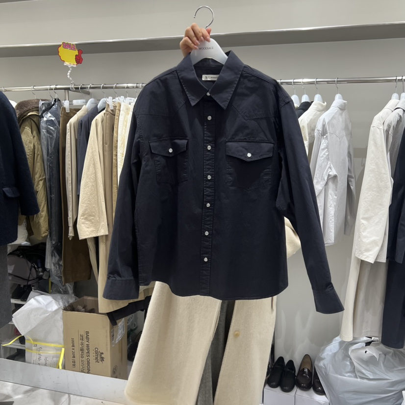 WOOD SAGE東大門實拍女裝新品推薦26春夏真品襯衫蕾絲衫WOOD SAGE襯衫/蕾絲衫圖色3