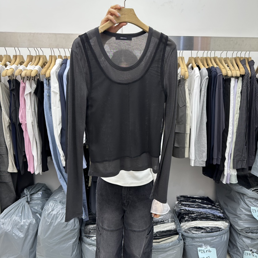 SPECIAL東大門代購女裝新款熱賣時尚休閑推薦真品套裝兩件套SPECIAL套裝圖色5