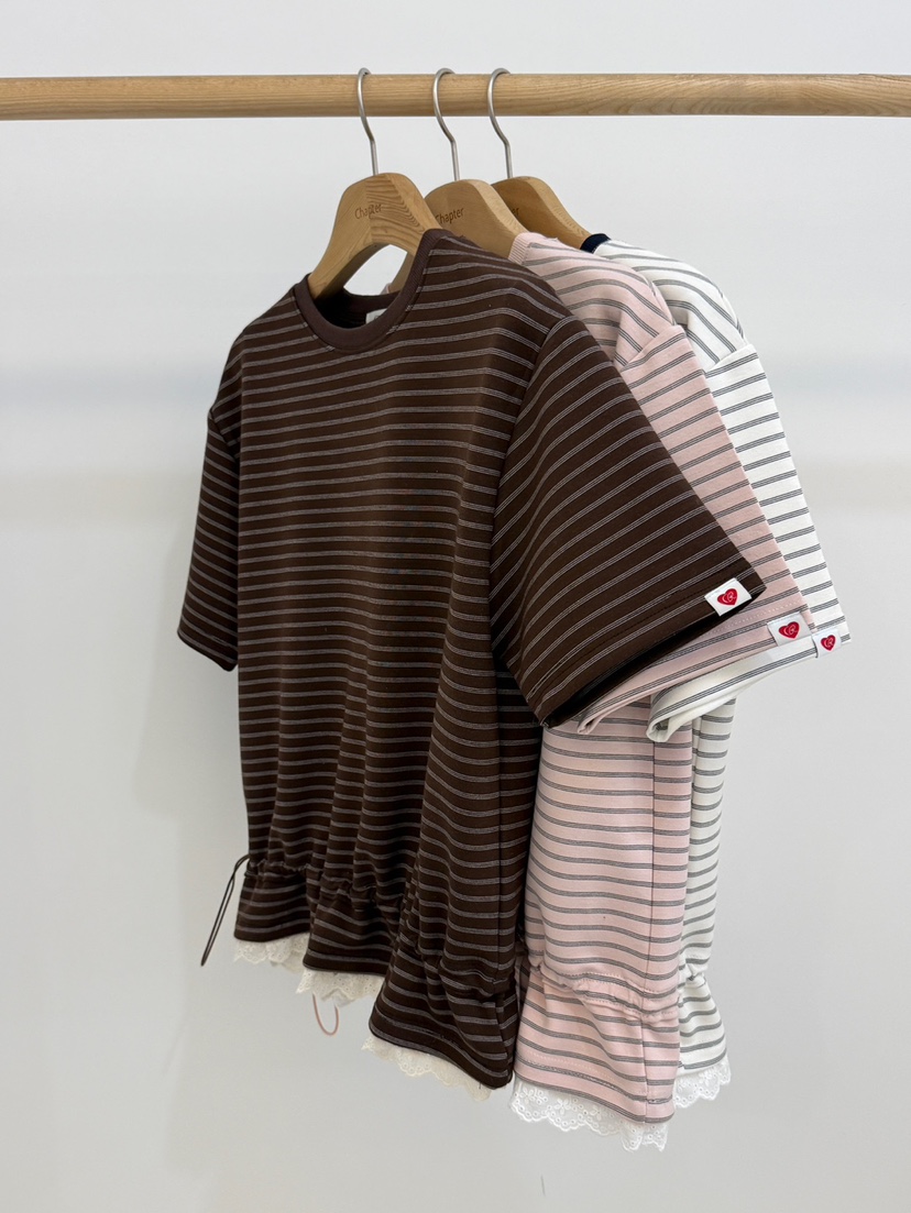 BY CHAPTER韓國代購女士新款人氣推薦職業時尚真品26春夏T恤BY ChapterT恤