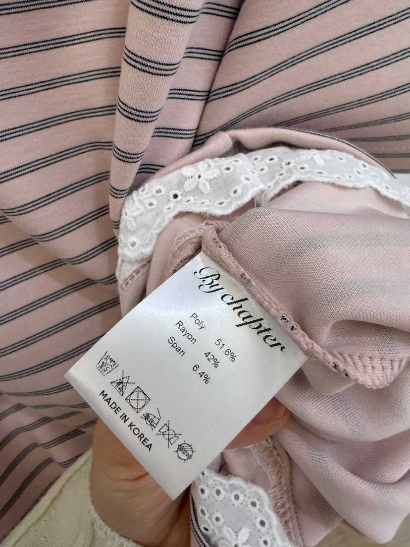 BY CHAPTER韓國代購女士新款人氣推薦職業時尚真品26春夏T恤BY ChapterT恤