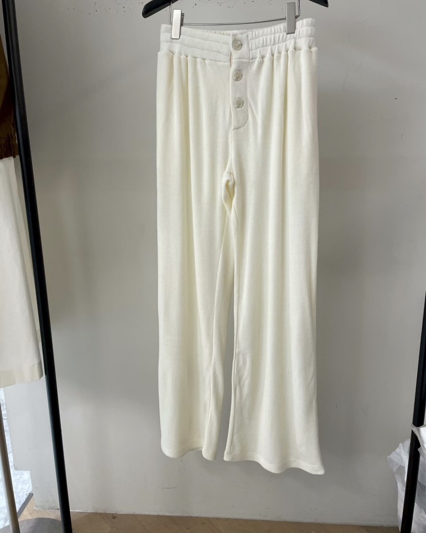 OBJET/LOVEUSU韓國代購女裝新品26春夏職業熱賣休閑休閑褲OBJET/LOVEUSU休閑褲圖色1