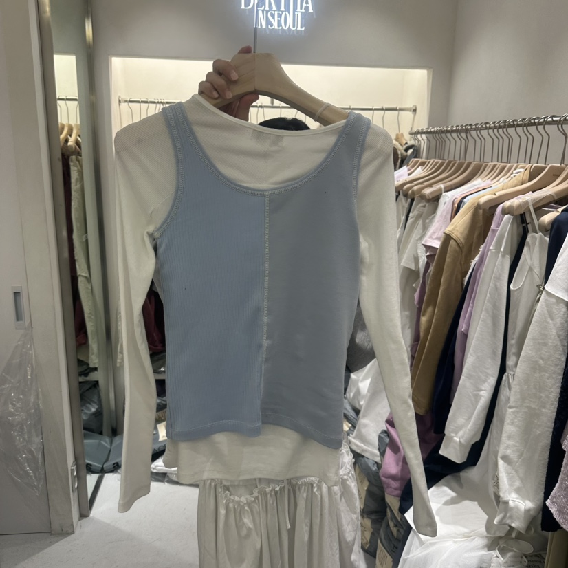 BERTHA韓國代購女裝新品熱賣職業推薦真品人氣休閑吊帶背心BERTHA吊帶/背心