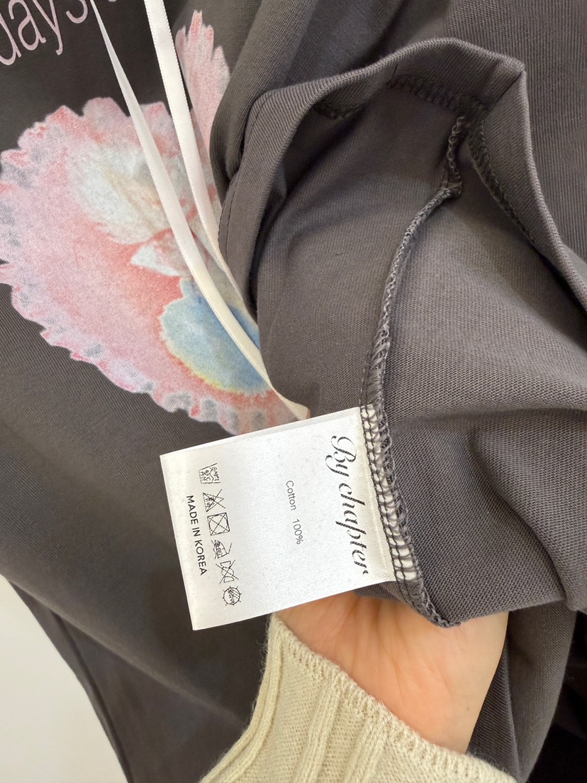 BY CHAPTER東大門代購女士新款真品時尚T恤不含內搭兔子BY ChapterT恤