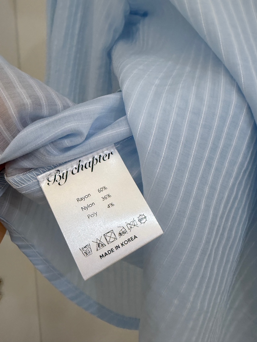 BY CHAPTER韓國直郵女士新品時尚熱賣人氣襯衫蕾絲衫泡泡袖BY Chapter襯衫/蕾絲衫