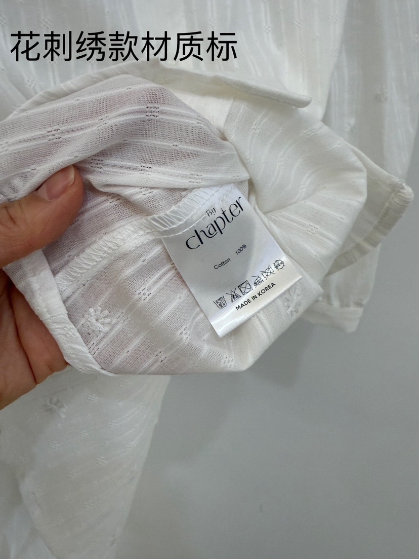 BY CHAPTER韓國直郵女士新品時尚熱賣人氣襯衫蕾絲衫泡泡袖BY Chapter襯衫/蕾絲衫