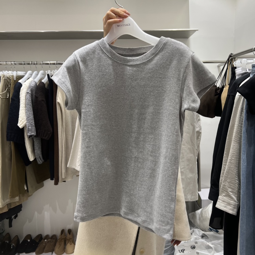WOOD SAGE東大門直郵女裝新品26春夏真品休閑職業時尚T恤WOOD SAGET恤圖色7
