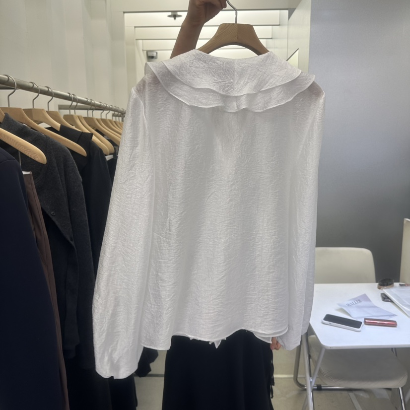 AMON韓國直郵女裝新款熱賣26春夏休閑推薦人氣襯衫蕾絲衫AMON襯衫/蕾絲衫