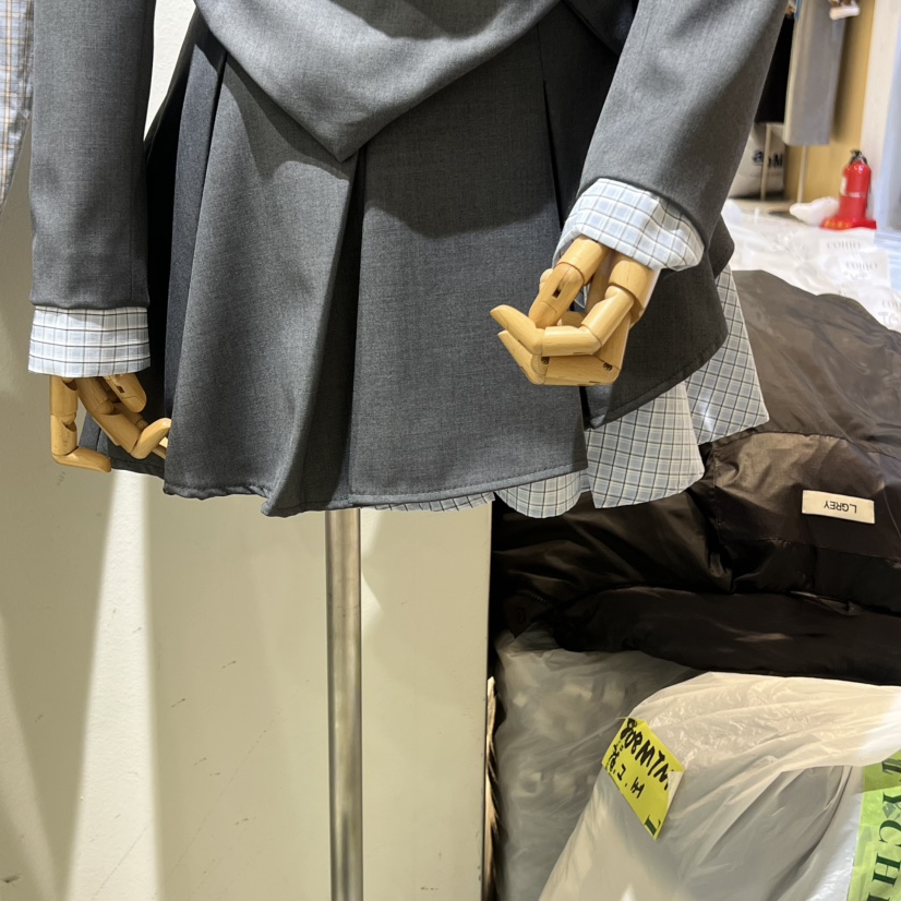 TYCHE東大門實拍女裝新品26春夏真品休閑推薦時尚裙褲格紋TYCHE裙褲圖色2