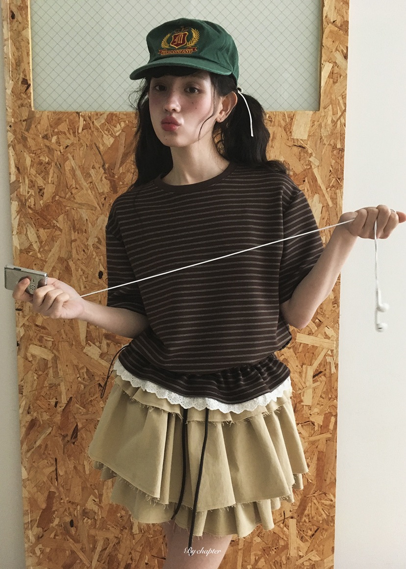 BY CHAPTER韓國代購女士新品休閑推薦職業時尚真品人氣短裙BY Chapter短裙