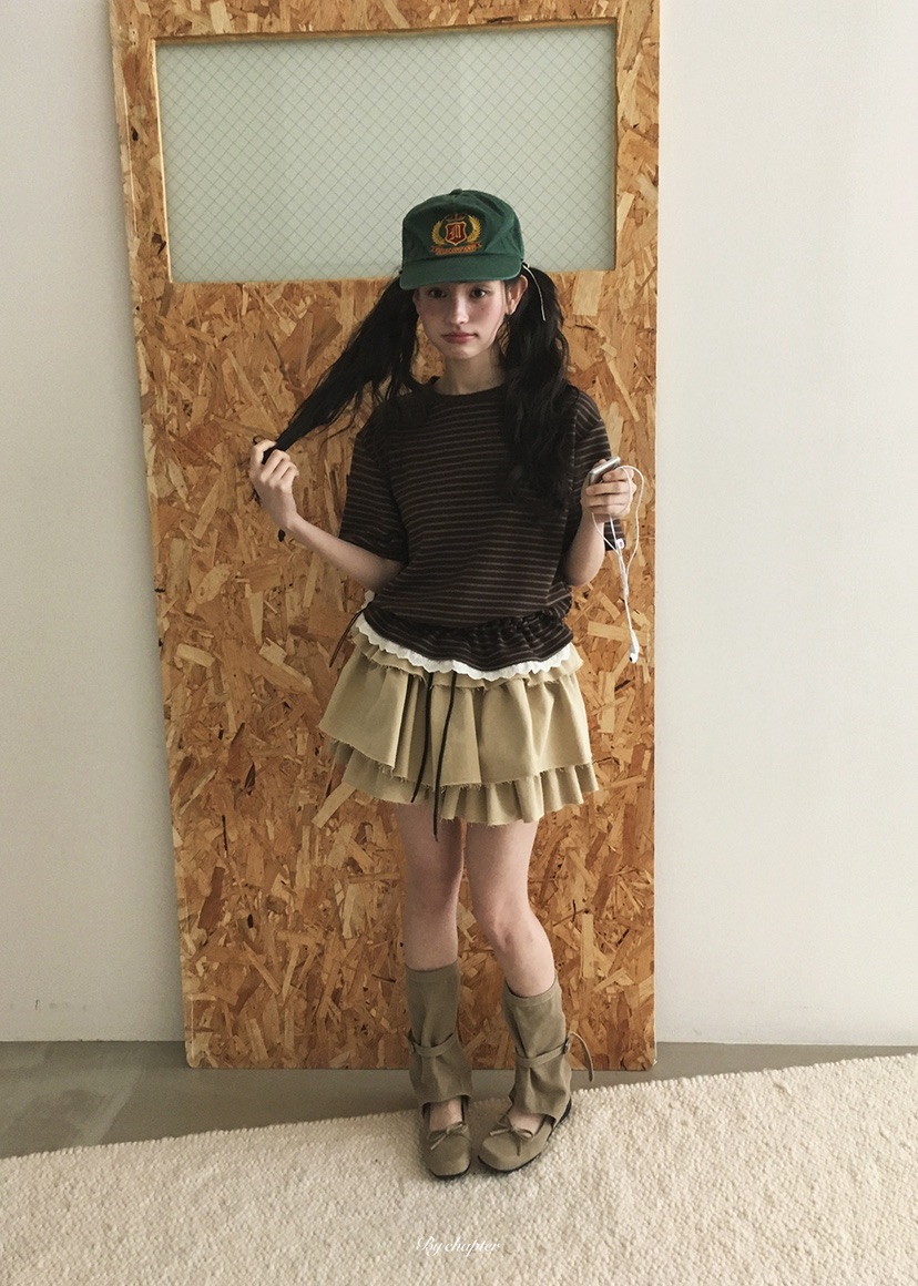 BY CHAPTER韓國代購女士新品休閑推薦職業時尚真品人氣短裙BY Chapter短裙