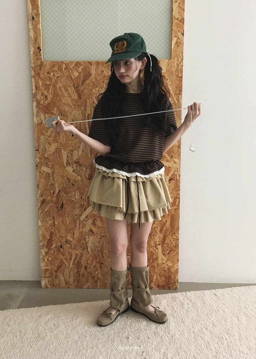 BY CHAPTER韓國代購女士新品休閑推薦職業時尚真品人氣短裙BY Chapter短裙