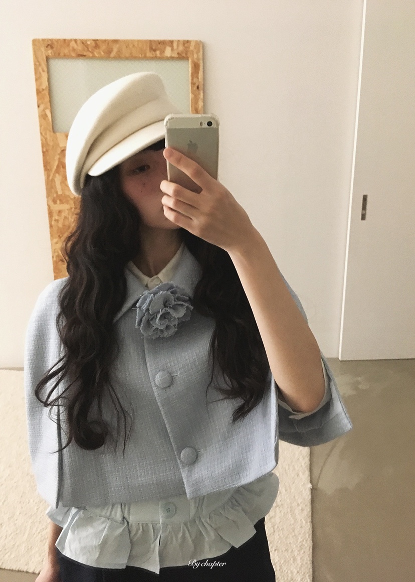 BY CHAPTER東大門代購女士新款推薦人氣真品職業夾克斗篷BY Chapter夾克