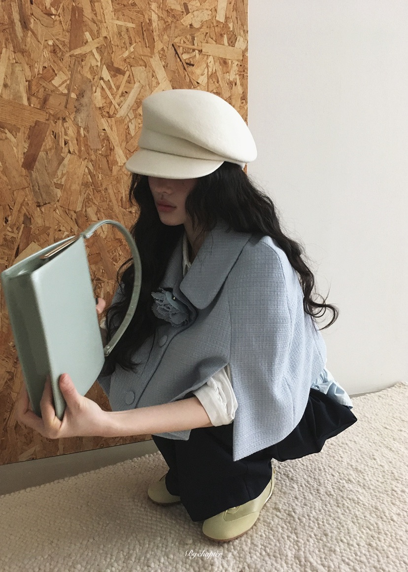 BY CHAPTER東大門代購女士新款推薦人氣真品職業夾克斗篷BY Chapter夾克