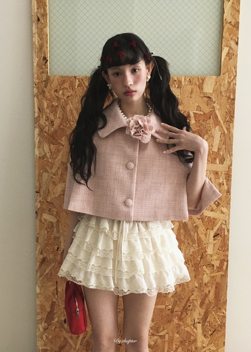 BY CHAPTER東大門代購女士新款推薦人氣真品職業夾克斗篷BY Chapter夾克圖色1