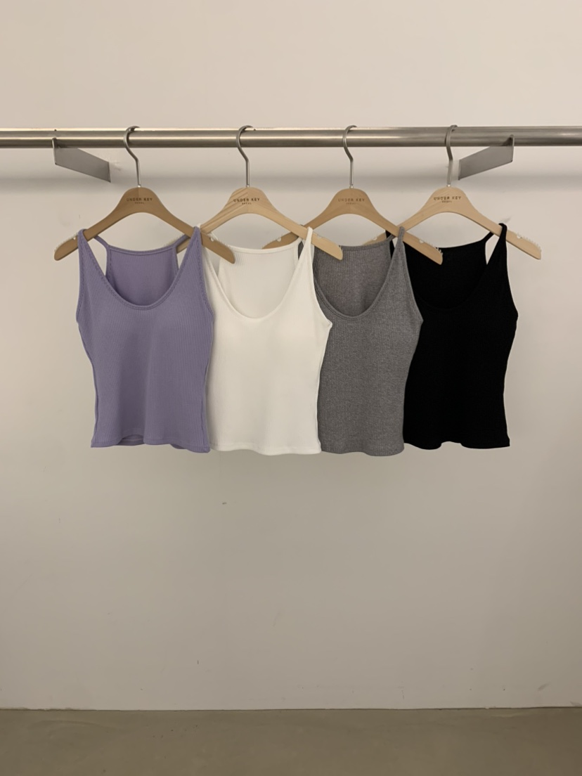 UNDER KEY東大門實拍女士新款熱賣人氣推薦休閑吊帶背心UNDER KEY吊帶/背心