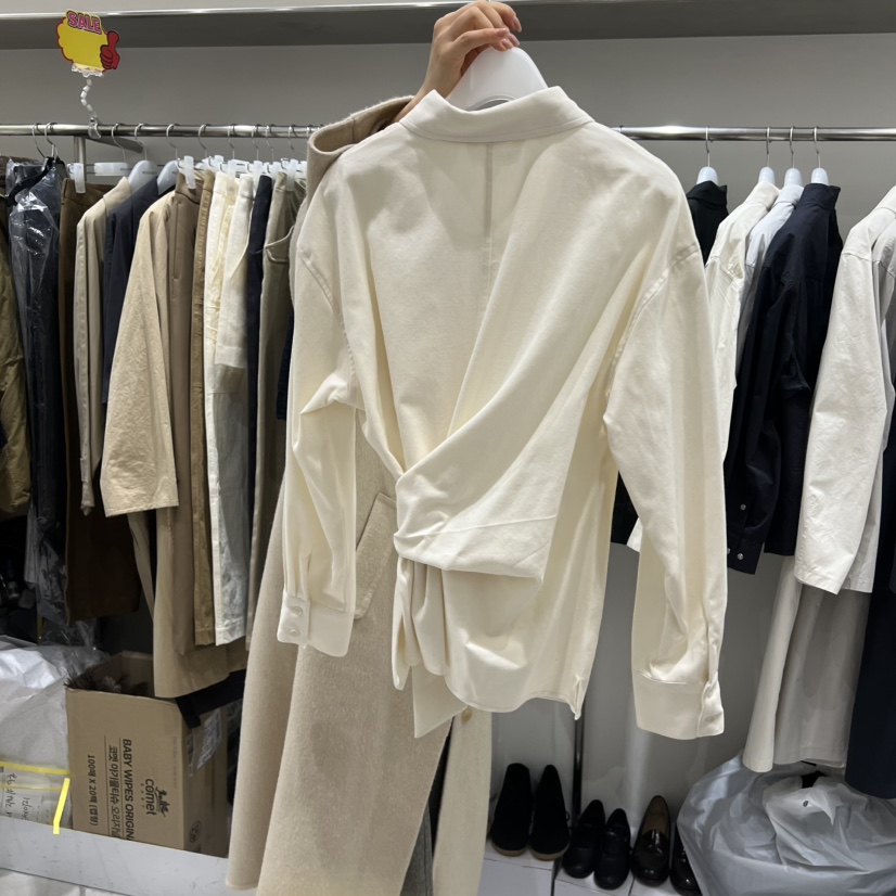 WOOD SAGE韓國代購女裝新款熱賣人氣職業休閑襯衫蕾絲衫WOOD SAGE襯衫/蕾絲衫