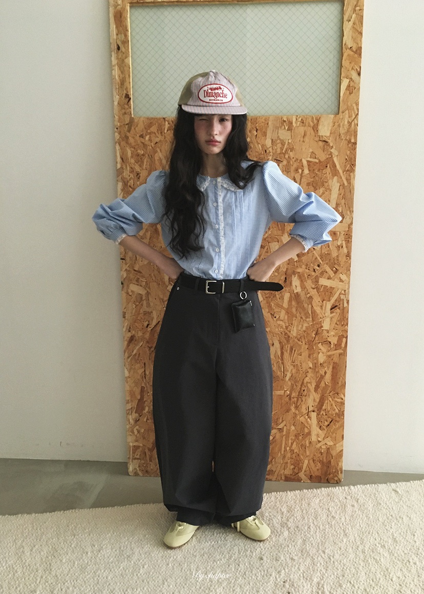 BY CHAPTER韓國代購女士新款休閑推薦人氣休閑褲不含腰帶棉BY Chapter休閑褲