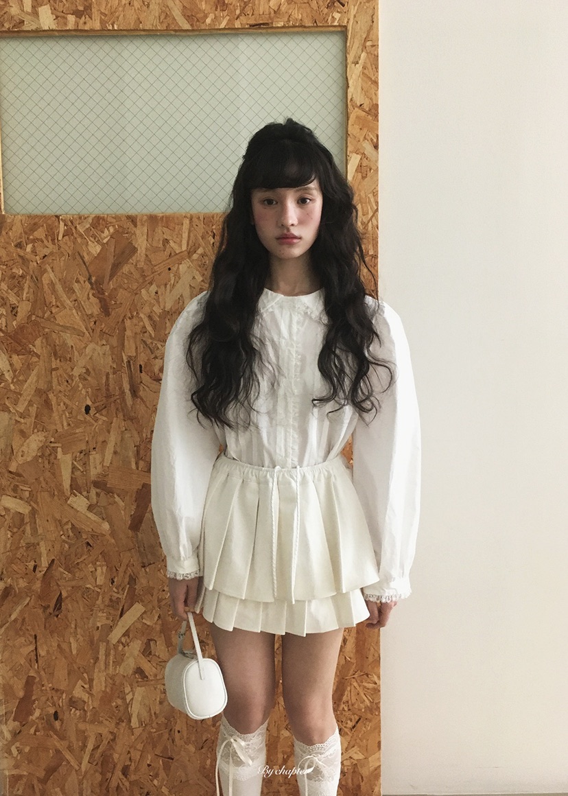 BY CHAPTER東大門實拍女士新品人氣職業真品襯衫蕾絲衫刺繡BY Chapter襯衫/蕾絲衫