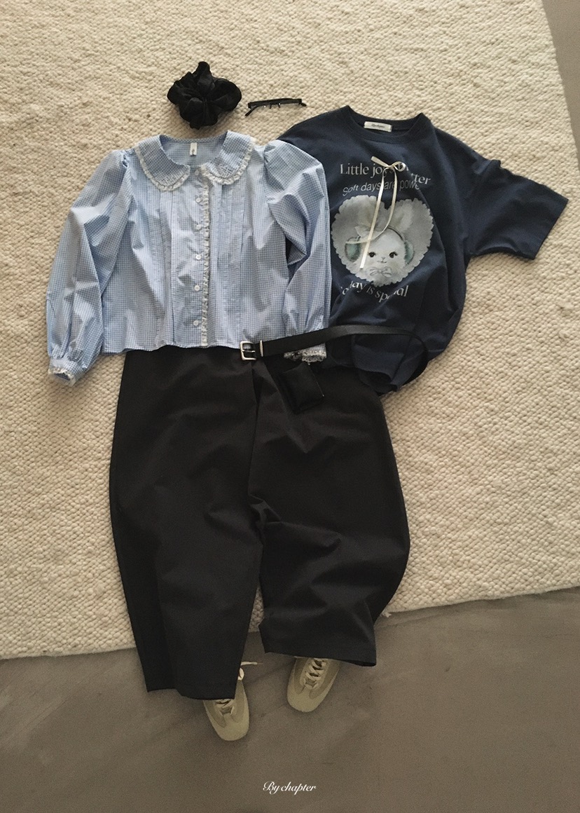 BY CHAPTER東大門實拍女士新品人氣職業真品襯衫蕾絲衫刺繡BY Chapter襯衫/蕾絲衫