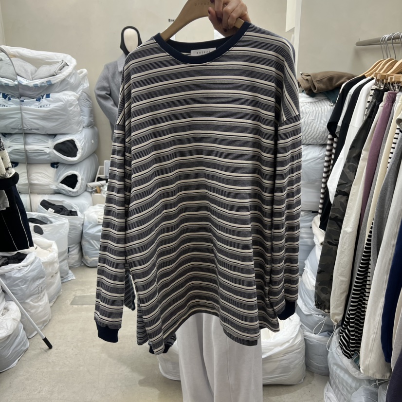 BREEZE韓國直郵女士新款熱賣職業休閑26春夏時尚人氣長袖T恤BREEZE長袖T恤圖色2