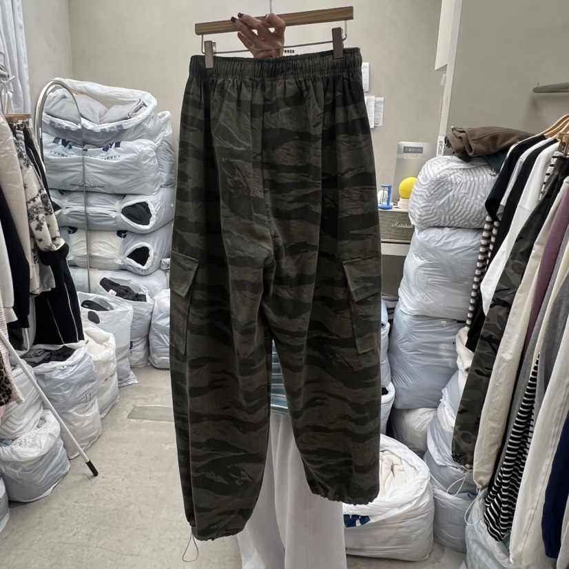 BREEZE東大門代購女裝新款推薦真品休閑職業休閑褲口袋迷彩BREEZE休閑褲