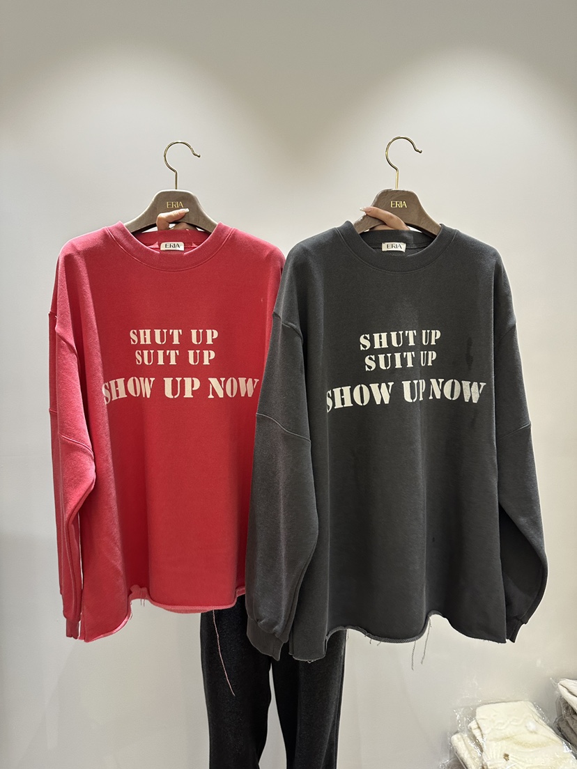 HUE/ERIA東大門直郵女士新品休閑26春夏人氣真品職業衛衣HUE/ERIA衛衣