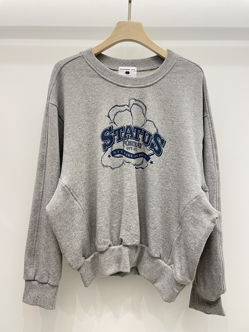 NYLON韓國代購女士新品人氣推薦26春夏熱賣休閑職業時尚衛衣NYLON衛衣圖色3