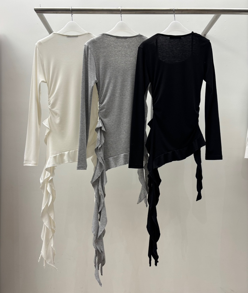 INTHEEND東大門直郵女裝新品職業時尚休閑熱賣真品長袖T恤INTHEEND長袖T恤