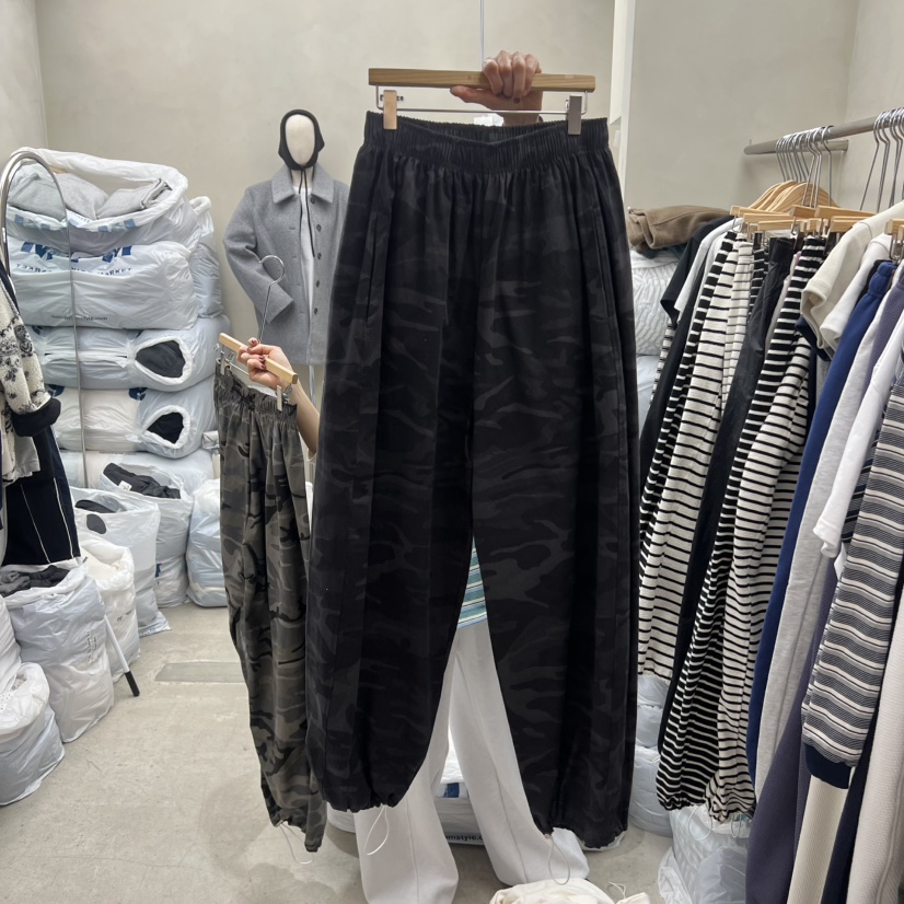 BREEZE韓國代購女裝新品推薦休閑26春夏時尚熱賣休閑褲迷彩BREEZE休閑褲圖色2