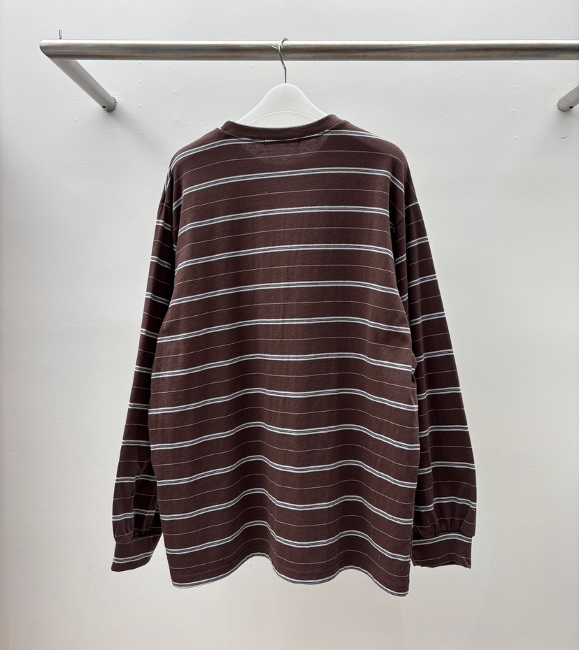 INTHEEND東大門代購女裝新款人氣熱賣時尚職業長袖T恤條紋INTHEEND長袖T恤