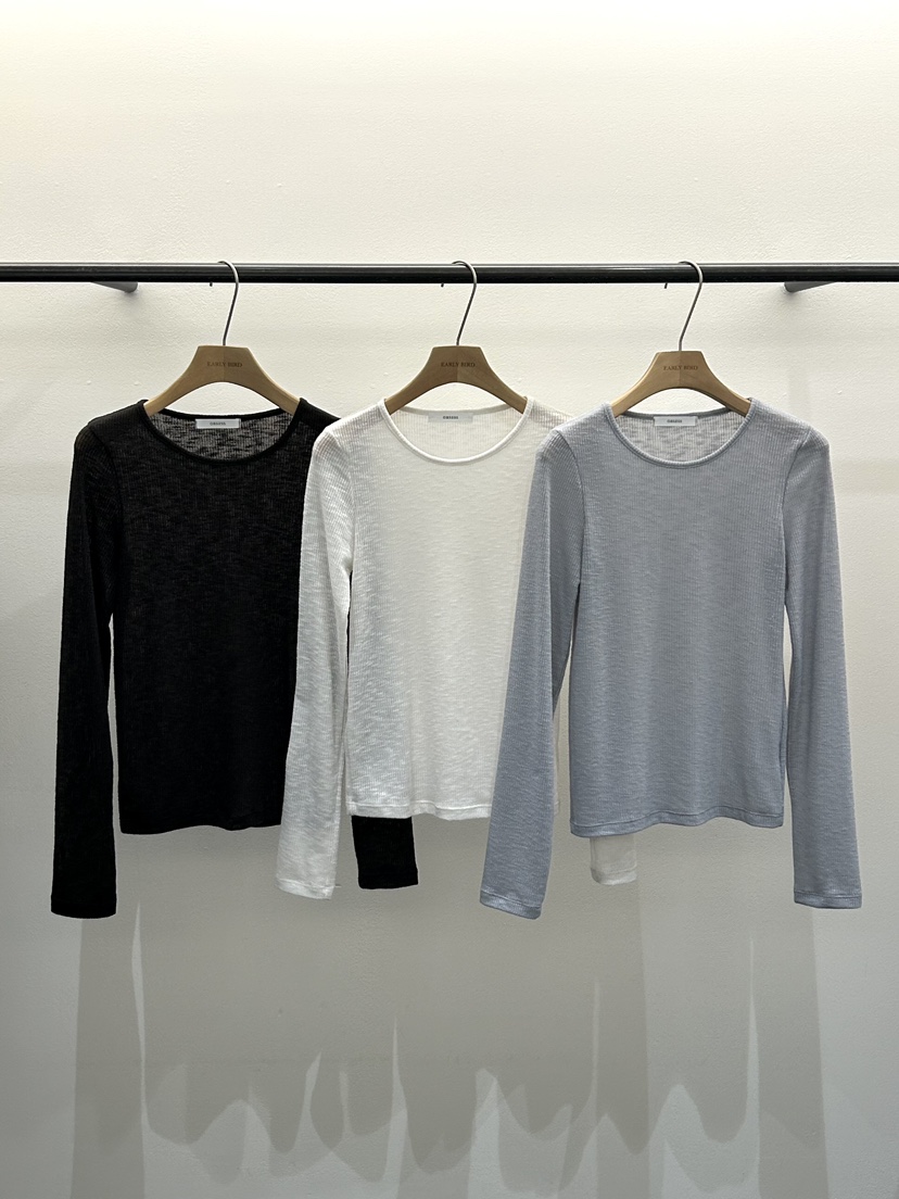 OBSESS東大門直郵女裝新品職業真品熱賣推薦時尚休閑長袖T恤OBSESS/EARLY BIRD長袖T恤