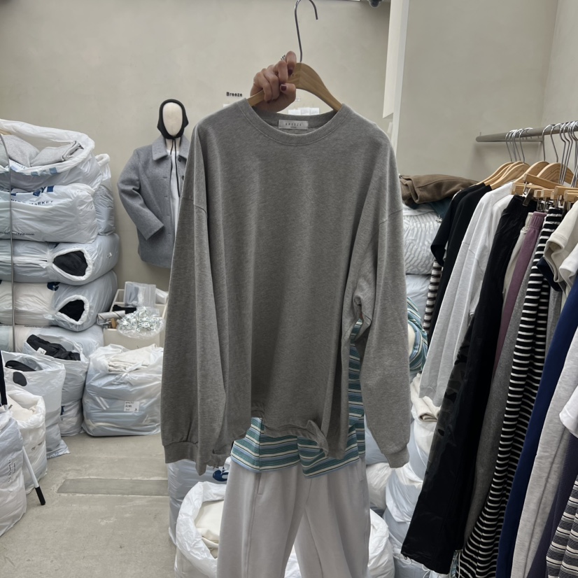 BREEZE東大門直郵女士新款熱賣職業人氣時尚休閑26春夏長袖T恤BREEZE長袖T恤圖色3