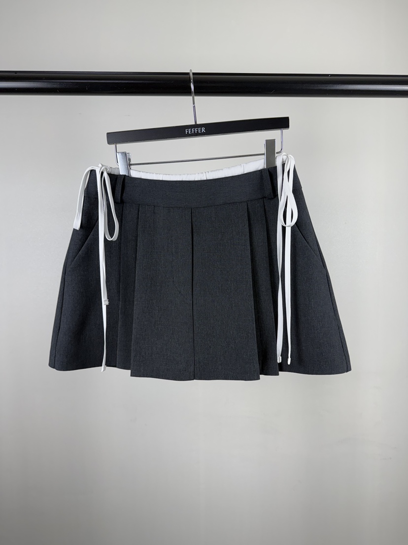 FEFFER東大門直郵女裝新款人氣真品職業推薦熱賣休閑短裙FEFFER短裙圖色1灰色