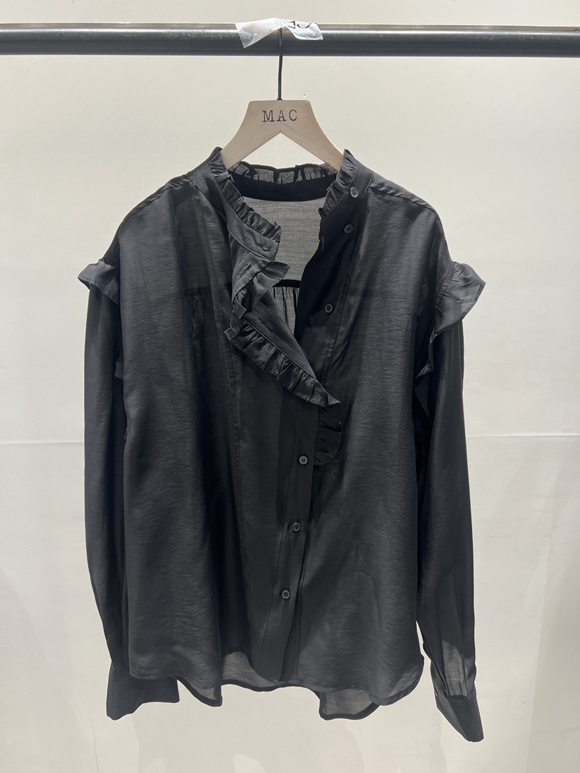 MAC韓國代購女士新款26春夏時尚真品熱賣推薦休閑襯衫蕾絲衫THE FORWARD MAC襯衫/蕾絲衫圖色3