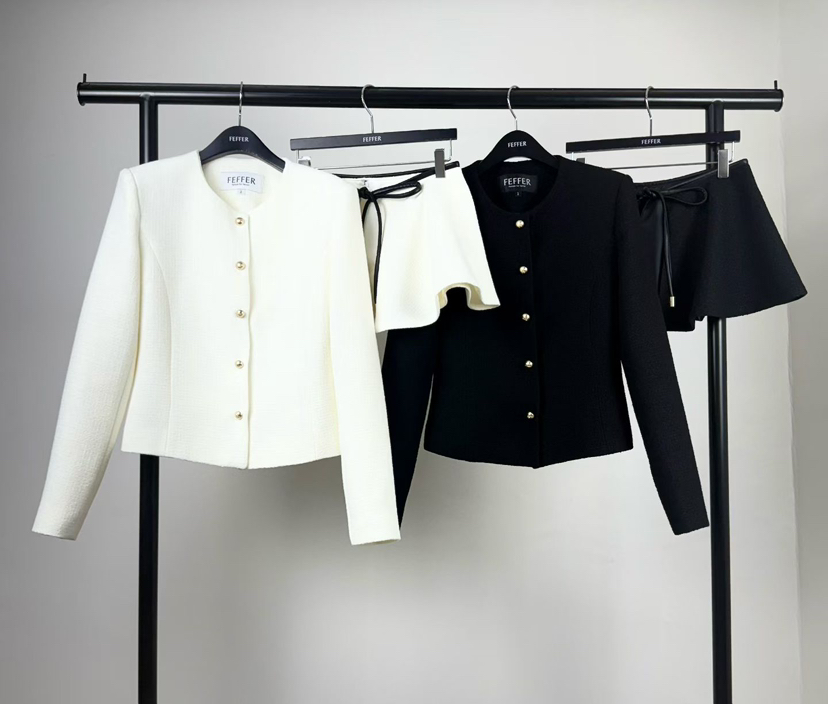 FEFFER韓國代購女裝新款26春夏推薦職業熱賣休閑時尚套裝FEFFER套裝