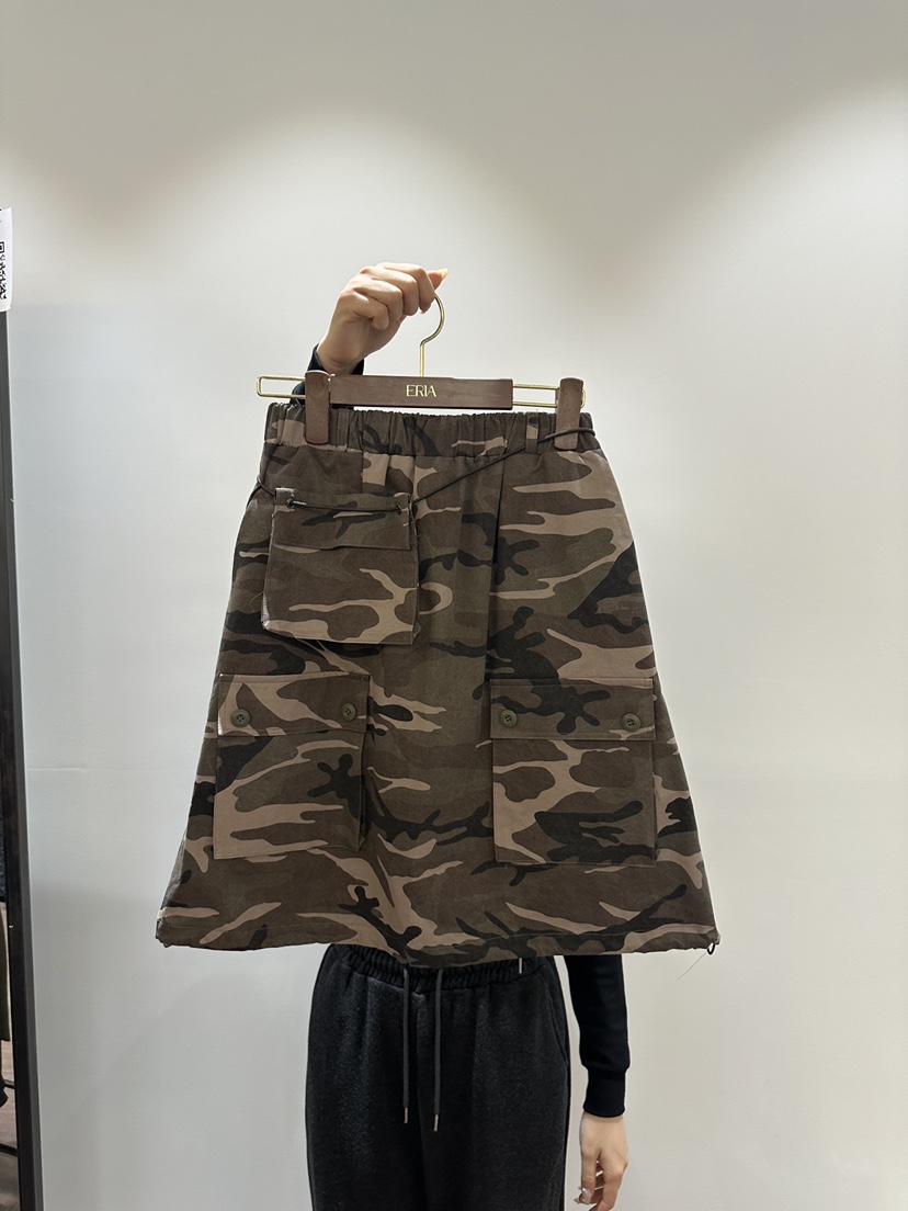 HUE/ERIA韓國直郵女裝新品熱賣休閑真品半身裙中短裙含小包HUE/ERIA半身裙/中短裙圖色1