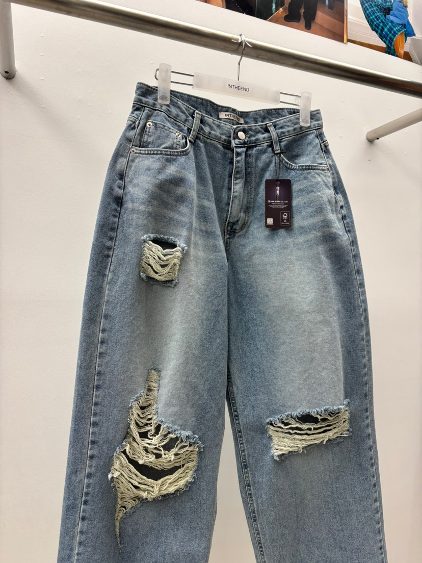 INTHEEND東大門實拍女士新款26春夏職業人氣休閑熱賣牛仔褲INTHEEND牛仔褲