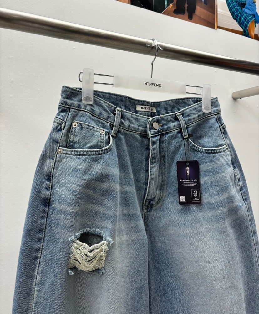 INTHEEND東大門實拍女士新款26春夏職業人氣休閑熱賣牛仔褲INTHEEND牛仔褲