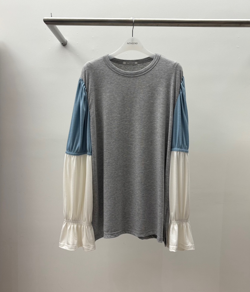 INTHEEND東大門實拍女裝新品真品推薦人氣時尚職業長袖T恤INTHEEND長袖T恤圖色2