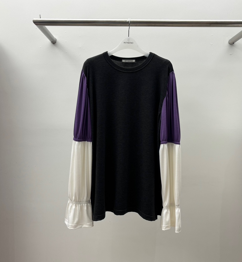 INTHEEND東大門實拍女裝新品真品推薦人氣時尚職業長袖T恤INTHEEND長袖T恤圖色3